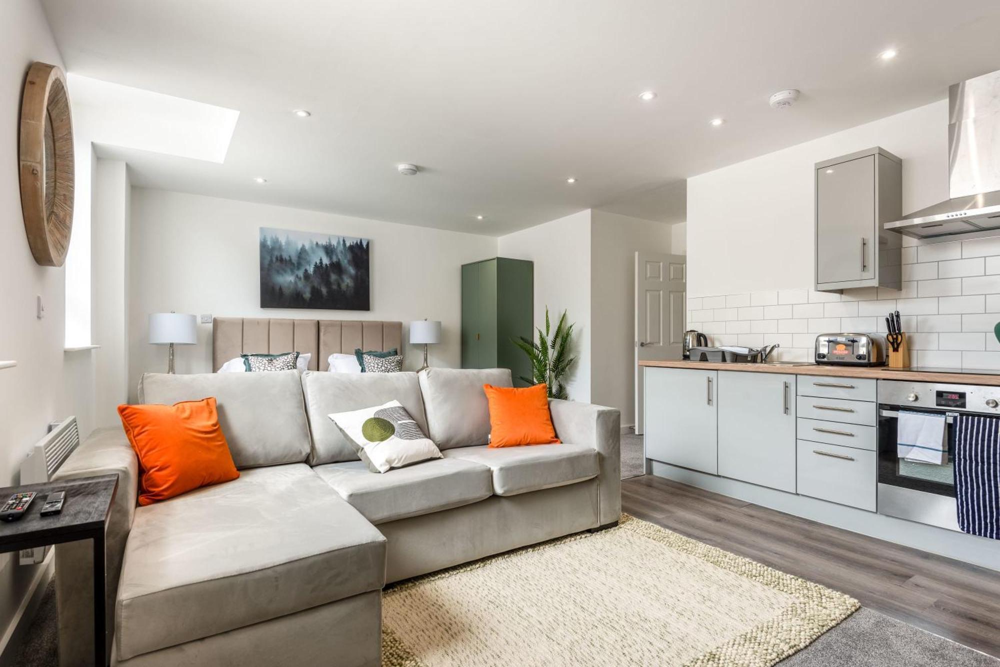 Contemporary 1 Bed Central Rotherham Studio Bagian luar foto