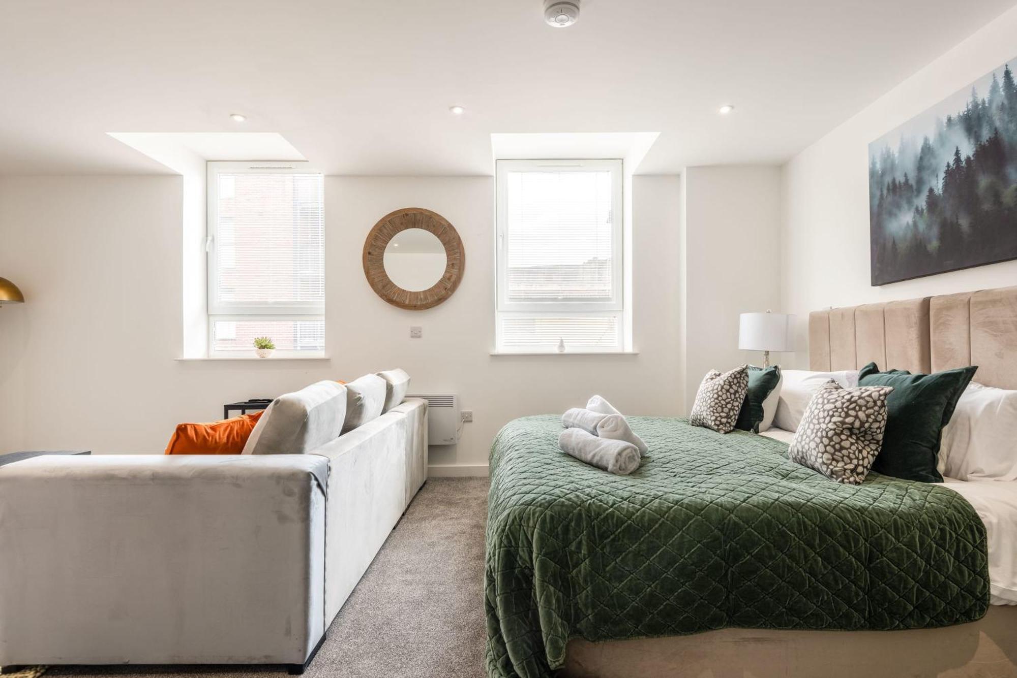 Contemporary 1 Bed Central Rotherham Studio Bagian luar foto