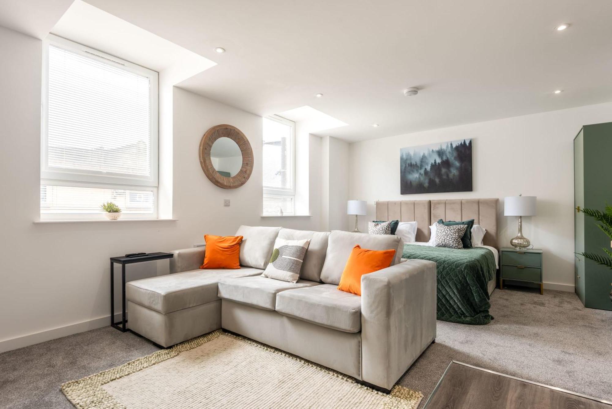 Contemporary 1 Bed Central Rotherham Studio Bagian luar foto