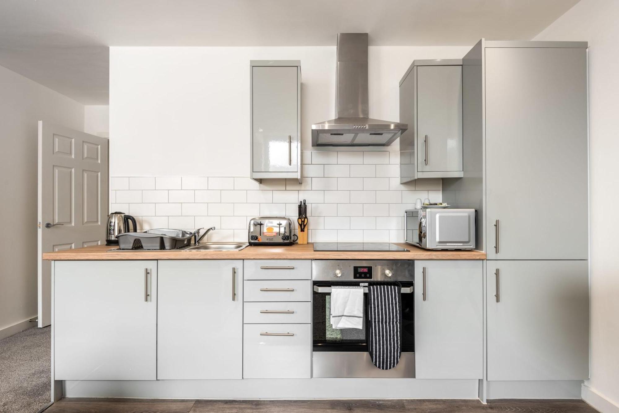 Contemporary 1 Bed Central Rotherham Studio Bagian luar foto