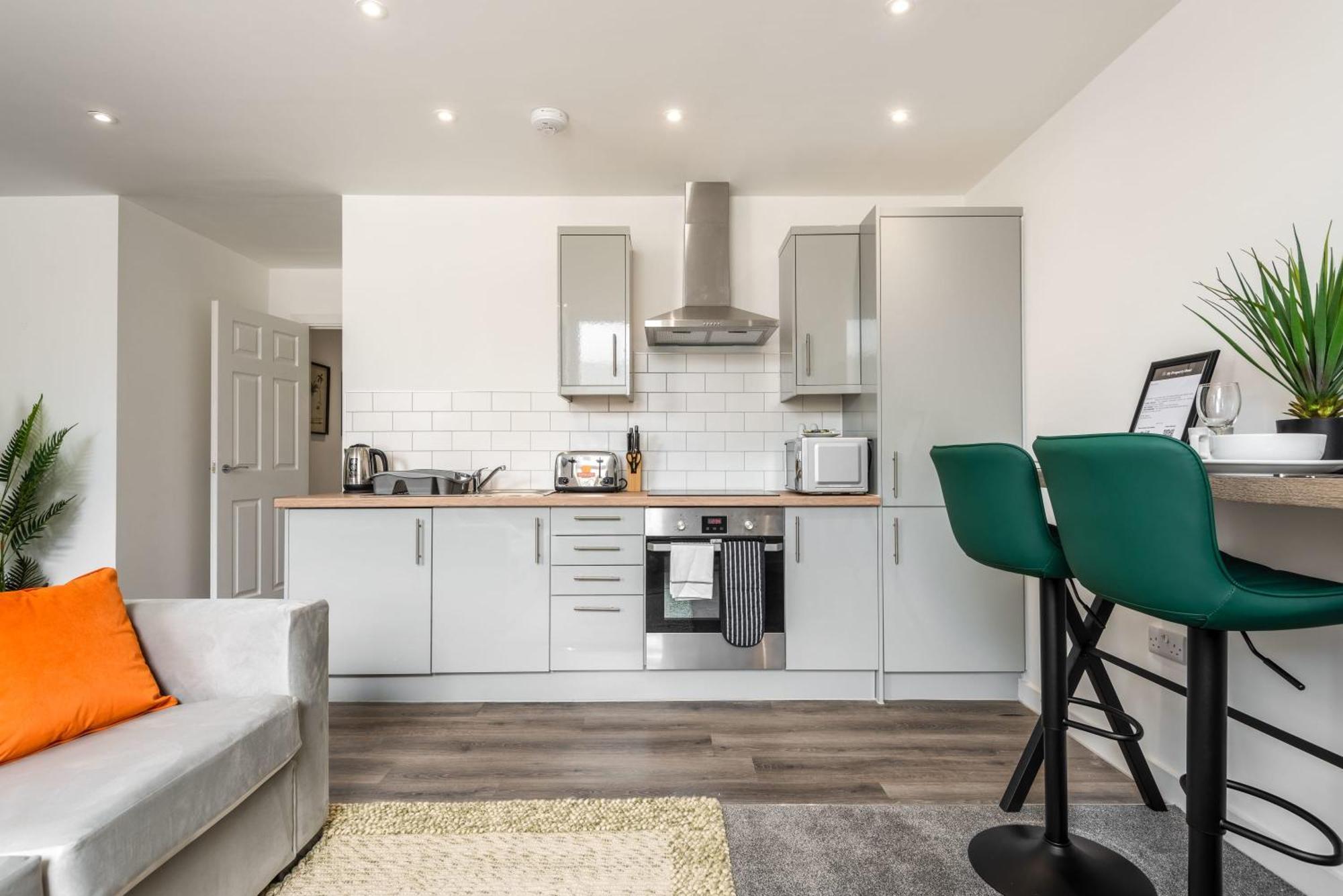 Contemporary 1 Bed Central Rotherham Studio Bagian luar foto