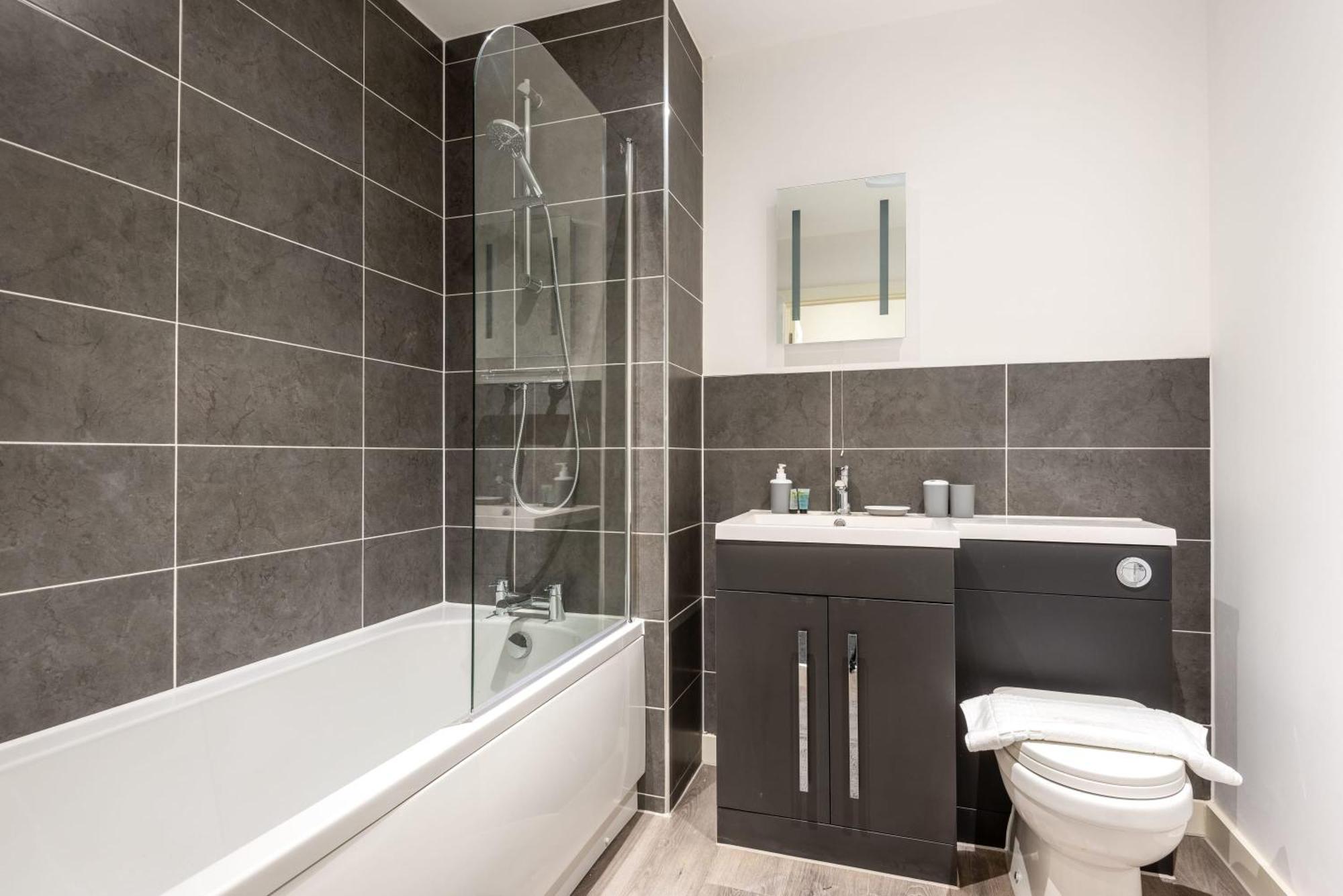 Contemporary 1 Bed Central Rotherham Studio Bagian luar foto